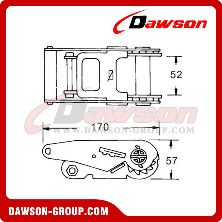 DSRB50504 ラチェット バックル - Dawson Group Ltd. - 中国メーカー、サプライヤー、工場