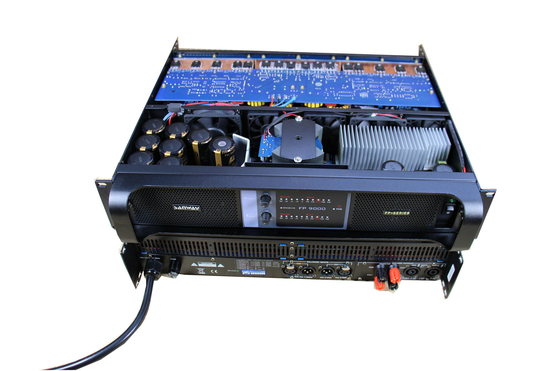 FP9000 Amplificador de potencia extremo TD clase de 2 canales profesional para iglesia