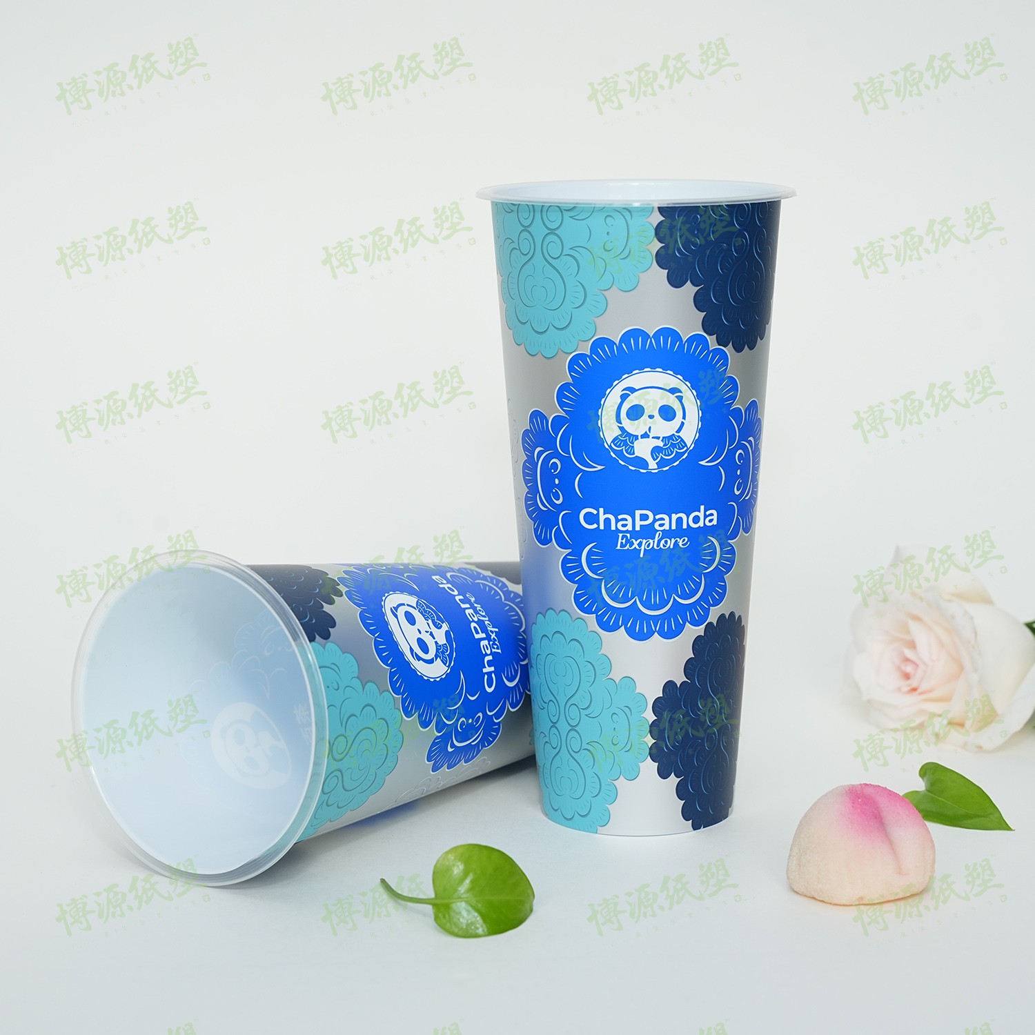 High-Quality of Disposable Coffee Drinks Plastic PP Cups Smoothies Fruit Tea