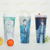 High-Quality of Disposable Coffee Drinks Plastic PP Cups Smoothies Fruit Tea