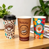 Food Grade Single-layer Disposable Paper Cups, Fully Degradable Environmental Protection Cups, Factory Direct Supply, Diversified Dimensions, Custom Production Supported.