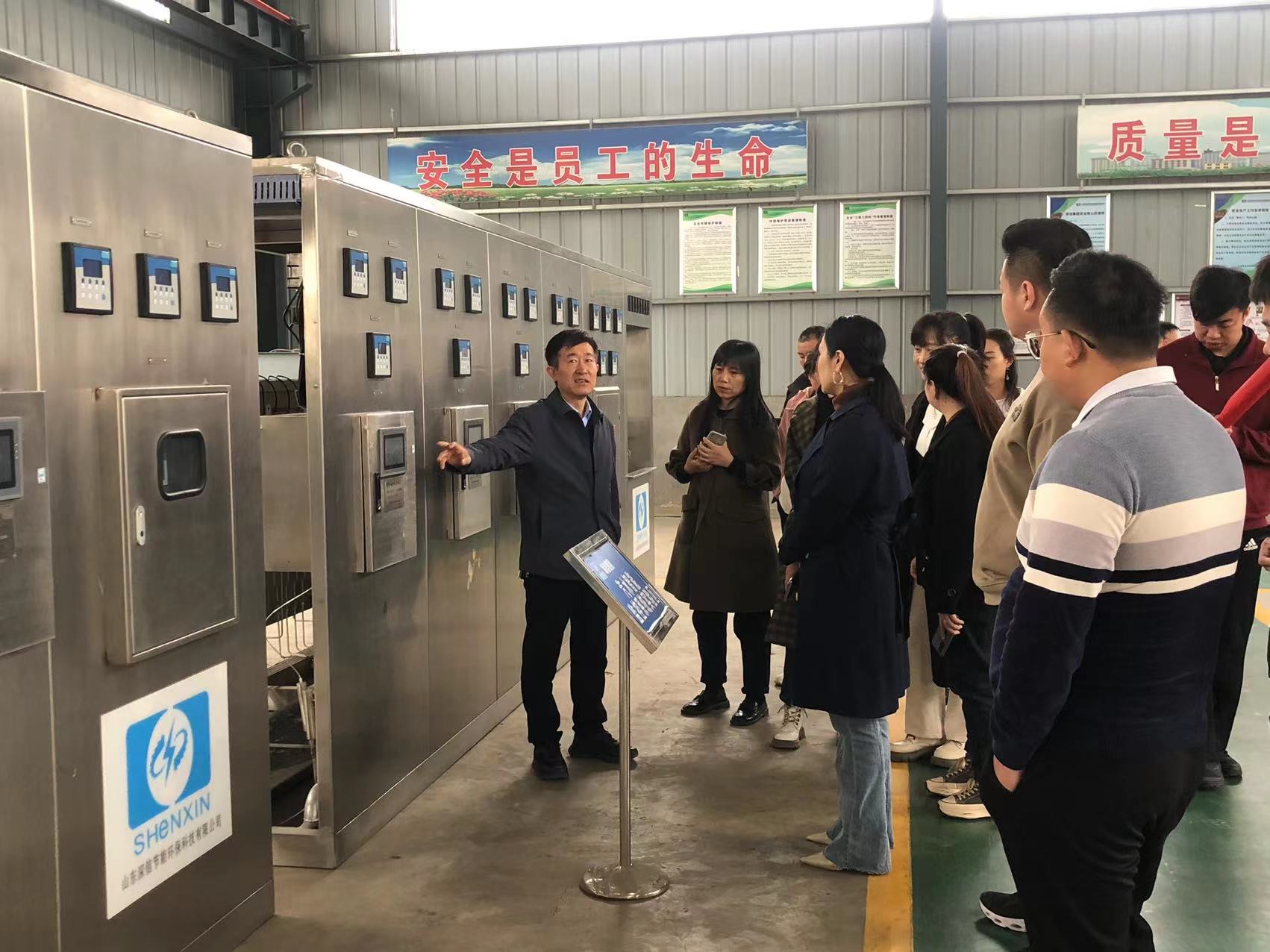 Wusheng entrepreneurs visit our driver to add workshop