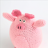 Hand Knitted Pig