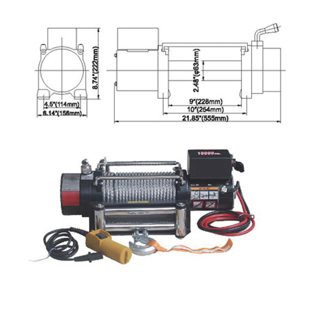 DW10000 Electric Winch Series