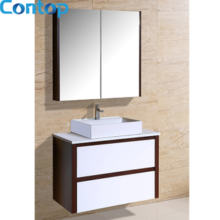 Quality bathroom solid wood modern cabinet C-040