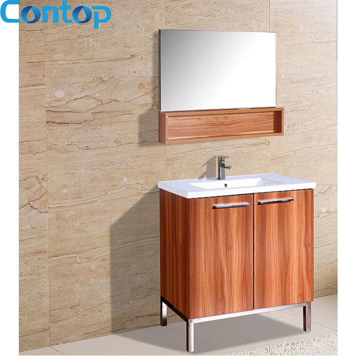 Quality bathroom solid wood modern cabinet C-029