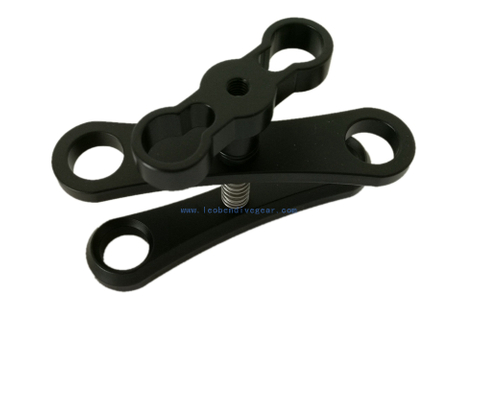 1" standard aluminum super large underwater buoyancy float arm ball clamp