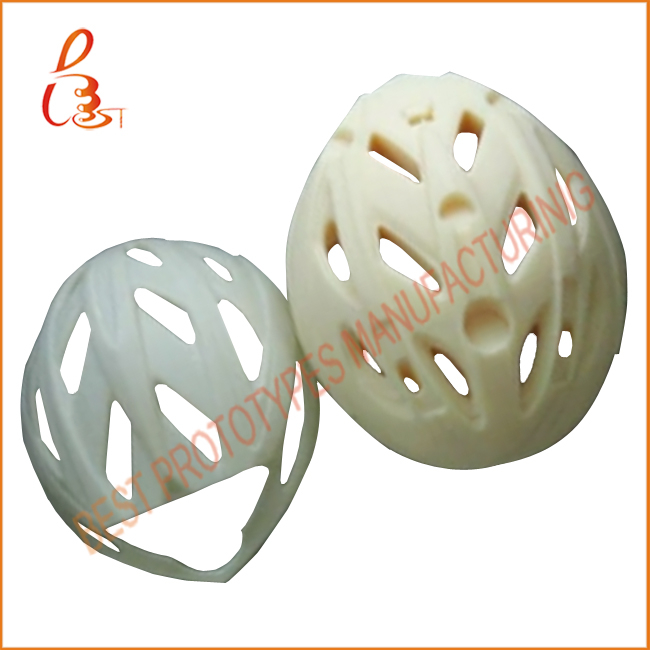 CNC machining part for helmet prototyping