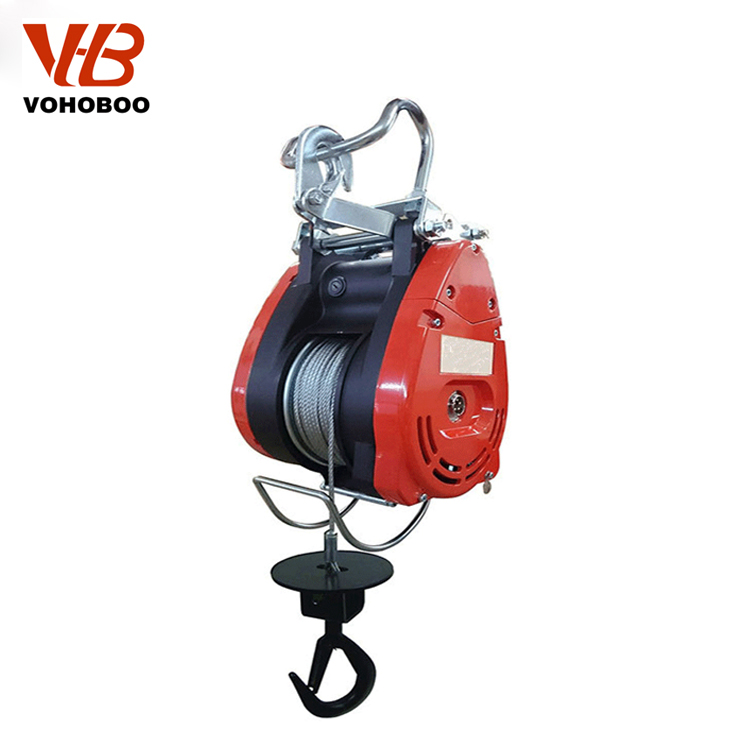 High Quality 160kg 180kg Mini Suspending Electric Winch 30m Scaffold Electric Winch 220V