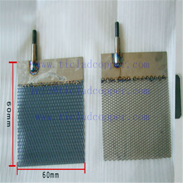 iridium oxide coated titanium anode