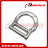 DSJ-A3002 Anillo en D doblado de aluminio, Arneses de seguridad de aluminio de 45 mm Anillo en D