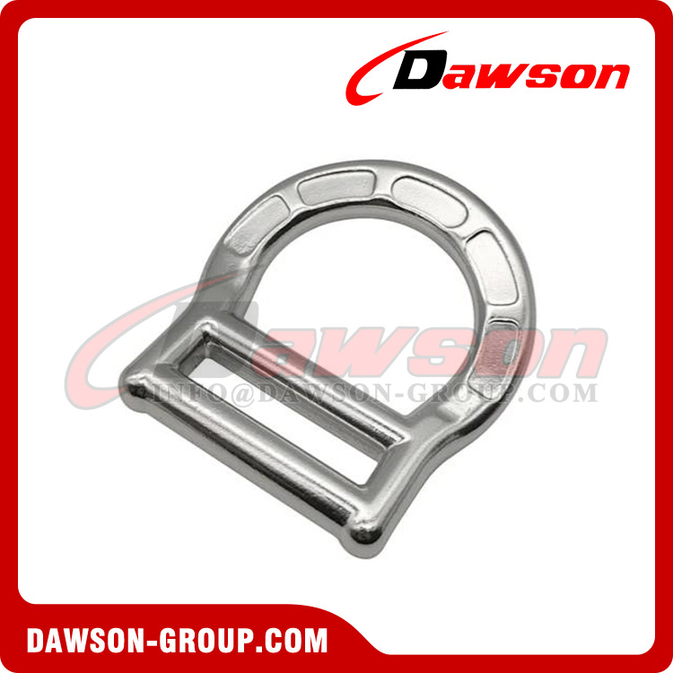 DSJ-A3002 Anillo en D doblado de aluminio, Arneses de seguridad de aluminio de 45 mm Anillo en D