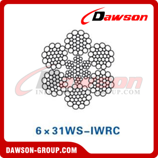 Cable de acero (6×31WS-IWRC)(6×36WS-IWRC)(6×41WS-IWRC)(6×49SWS-IWRC), cable de acero para yacimientos petrolíferos, cable de acero para yacimientos petrolíferos