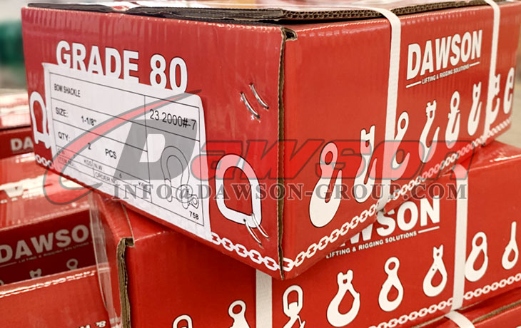 DS758 Grado G8 T8 Grillete de arco de aleaci&oacute;n tipo tornillo, Grillete de anclaje con pasador de tornillo - Dawson Group Ltd. - Proveedor de China, F&aacute;brica