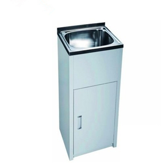 Australia standard stainless steel laundry cabinet laundry tub