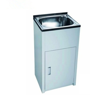 Australia standard stainless steel laundry cabinet laundry tub