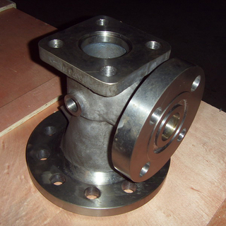 high precise machining titanium gate bottom valve 