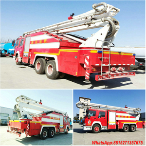 HOWO high jet water tower fire truck
