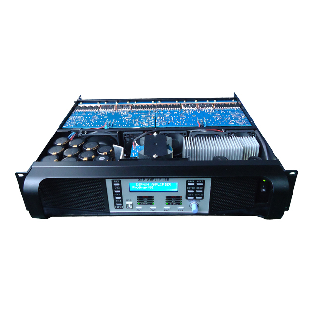 DSP-10KQ Amplificador de potência profissional digital de 4 canais DSP