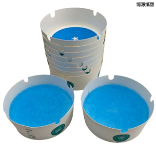 Custom Disposable Ashtray Smokeless Cigarette Tray Eco-Friendly Choice Paper Portable for Hotel Restaurant Bar Office Outdoor