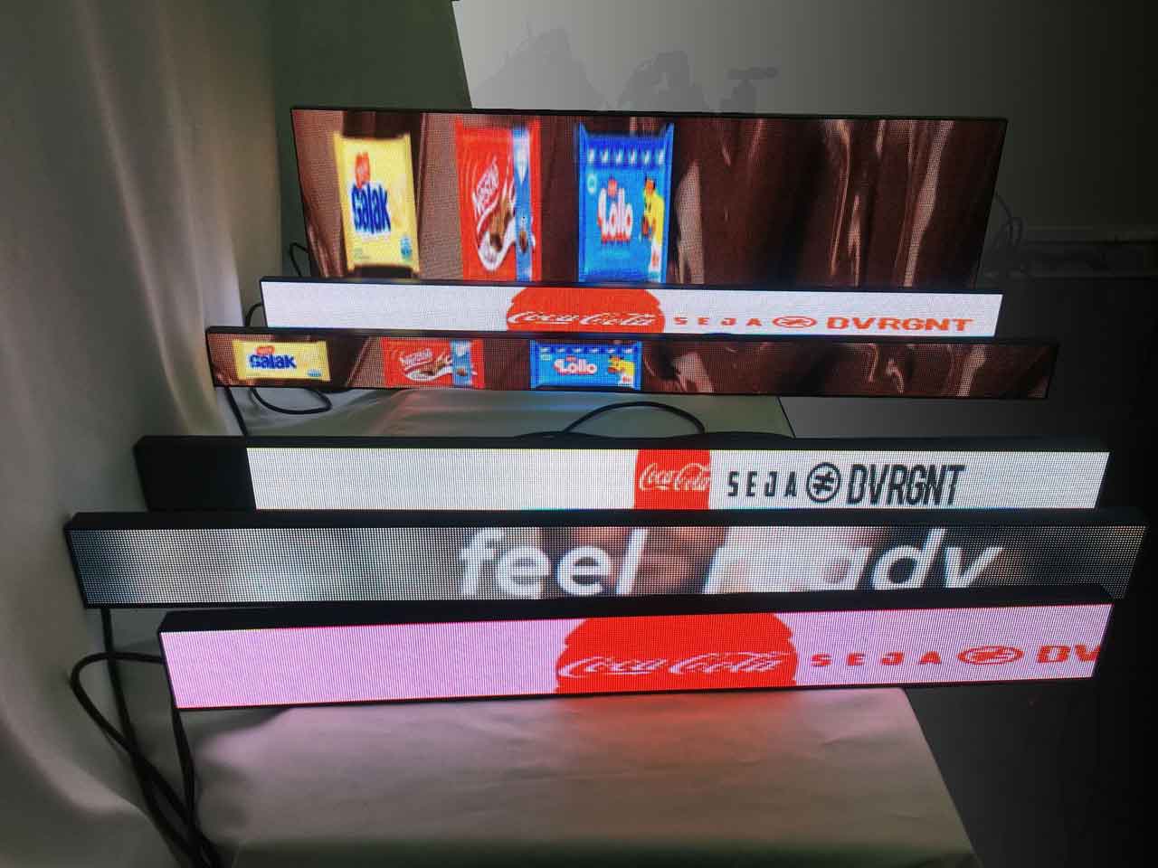 Affichage LED numérique d'étagère de magasins de détail intelligents