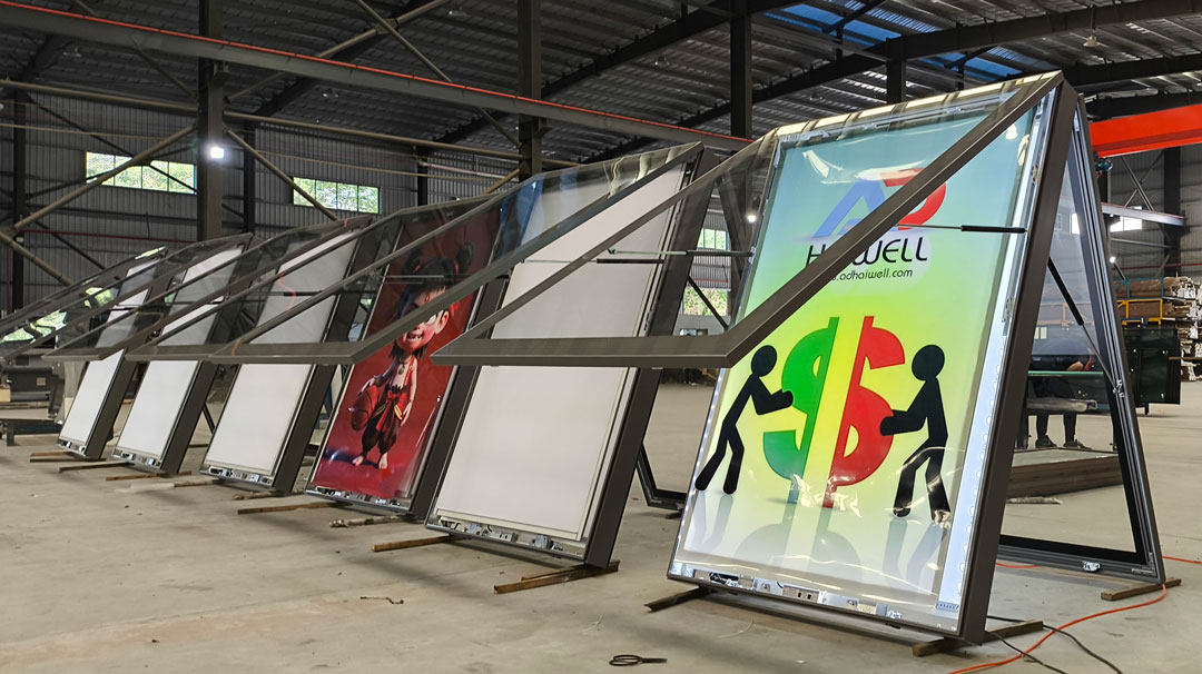 Outdoor Cit y Light Billboard Manufacturer Adhaiwell Hersteller von Outdoor-City-Light-Werbetafeln, Adhaiwell