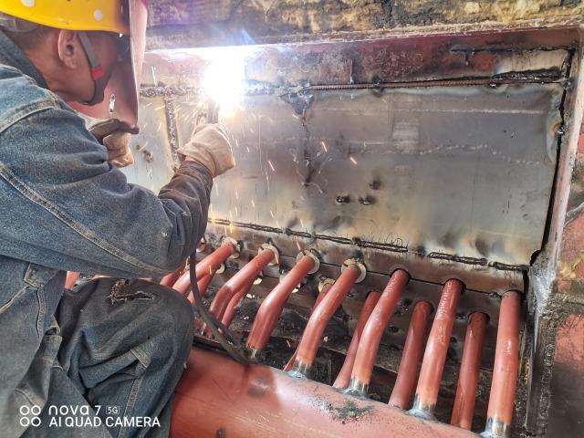 AQC boiler welding