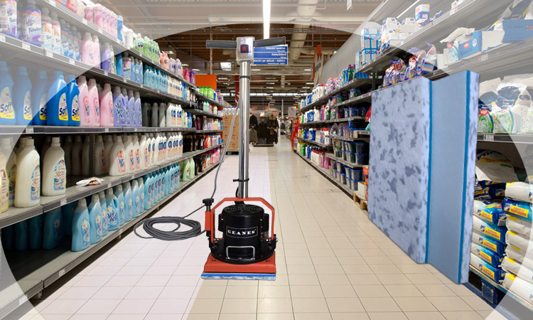 Mall Floor Tile Cleaning Pad - Fleece Fabric Composite Combo Melamine Rectangular Floor Pad Mall Floor Tile Cleaning Pad - Fleece Fabric Composite Combo Melamine Rectangular Floor Pad