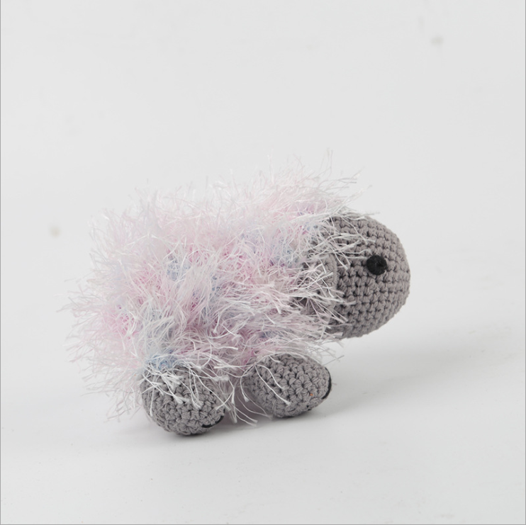 Hand Knitted Hedgehog turtle