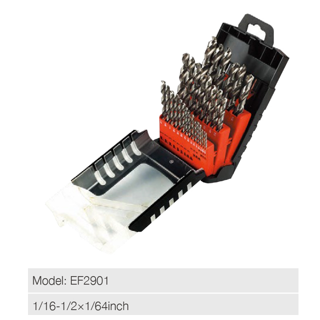 29PCS HSS Twist Drill Set