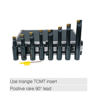 Round shank boring bar sets