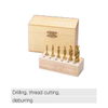6 pcs. tap / drill countersink set