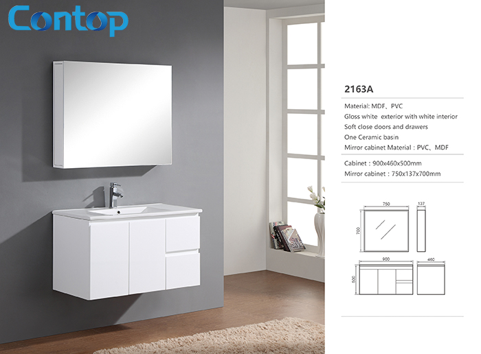 Quality Bathroom Vanity Mdf Wood Modern Cabinet 2163a Quality Bathroom Vanity Mdf Wood Modern Cabinet 2163a