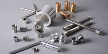 Brass part and steel part of metal prototypes