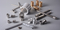 Brass part and steel part of metal prototypes