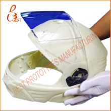 plastic helmet prototypes