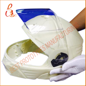 plastic helmet prototypes