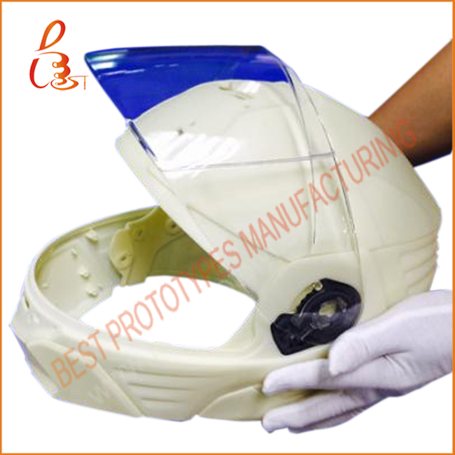 plastic helmet prototypes