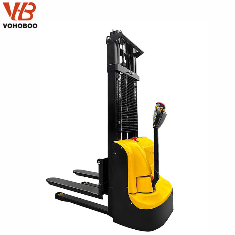 Hot Product Electric Pallet Stacker Walking Type Electric Stacking Truck Forklift 1 - 9 sets