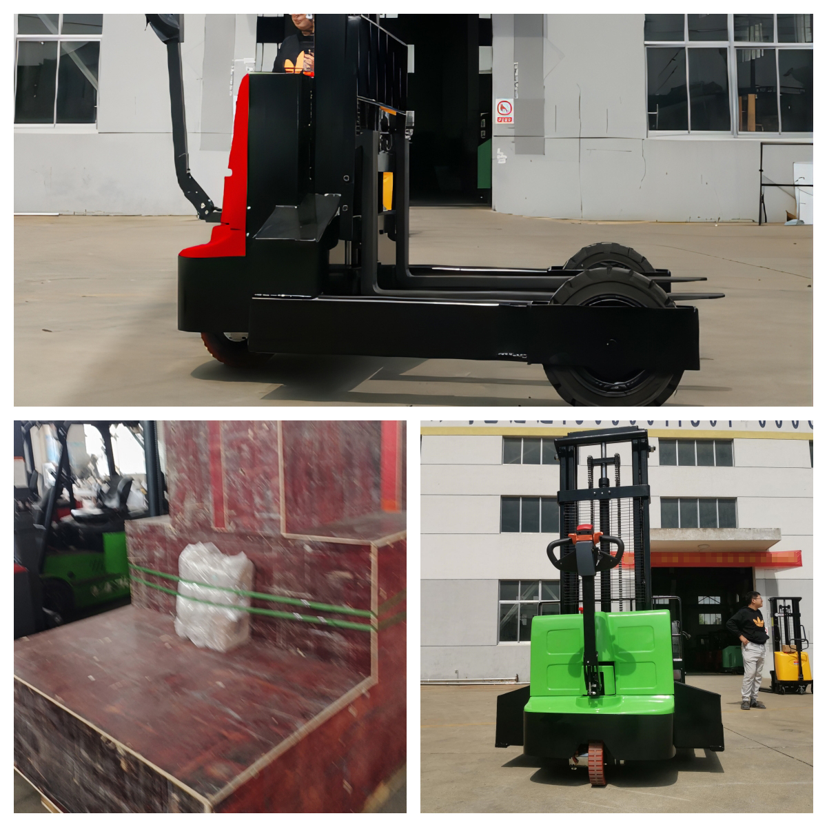 Outdoor Electric Rough Off Road All Rough 2 Ton Pallet Stacker Forklift Self Loading Portable Forklift Electric Sacker