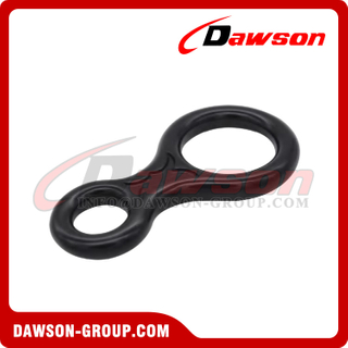 DSJ-A3025-1 Anillo de aluminio en forma de 8, descensor de rescate en forma de 8 de aluminio de 35 kn