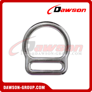 DSJ-A3005-1 Anillo en D de aluminio para protección contra caídas y escalada en exteriores, anillo en D para arneses de seguridad de aluminio de 50 mm