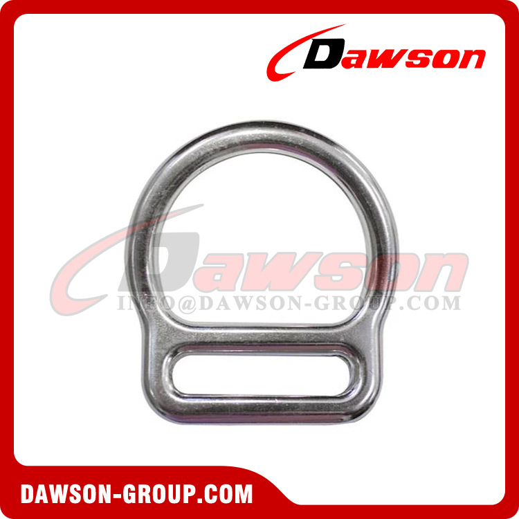 DSJ-A3005-1 Anillo en D de aluminio para protección contra caídas y escalada en exteriores, anillo en D para arneses de seguridad de aluminio de 50 mm