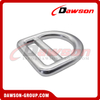 DSJ-A3007 Anillo en D de aluminio para protección contra caídas y escalada en exteriores, anillo en D para arneses de seguridad de aluminio de 45 mm