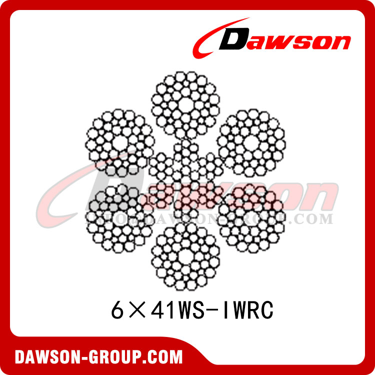 حبل سلك فولاذي (6×36WS-IWRC)(6×41WS-IWRC)، حبل سلكي لعلم المحيطات