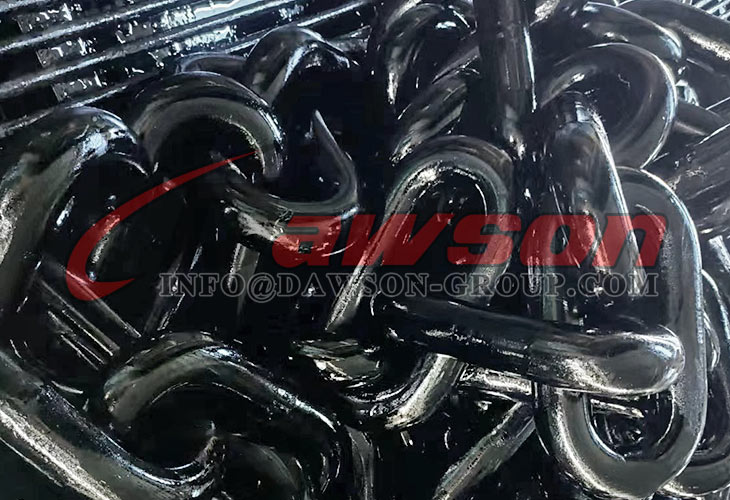 Cadena de amarre sin pernos, Cadena de amarre costa afuera de grado R3 para plataforma petrolera costa afuera - Dawson Group Ltd. - Fabricante, f&aacute;brica de China