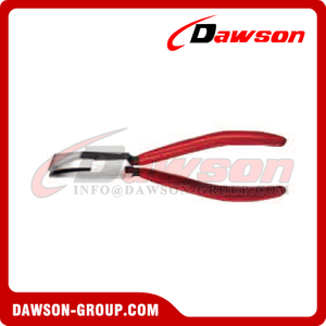 DSTD110-22 كماشة صغيرة مستقيمة قابلة للطي، مقبض من الفولاذ المطلي بالـ PVC