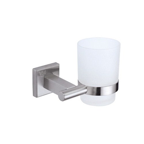 Bathroom Accessories Stainless steel Tumber Holder with Glass Cup