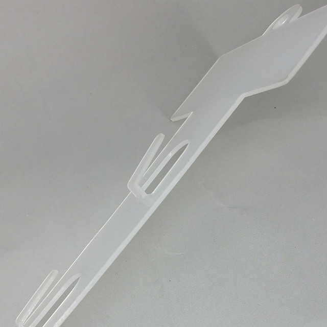 HS73535T14 Plastic PP Retail Hanging Merchandise Clips Strips W3.5cm Products Display For Supermarket Store Promotion L735mm
