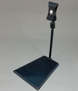 C026 Plastic POP Foldable Sign Price Tag Card Display Clips Holder Stands H157mm In Black Good Quality